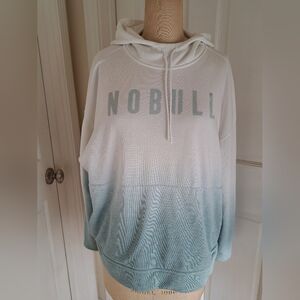 NOBULL Women's Fleece Pullover, Dip Dye, Size XL